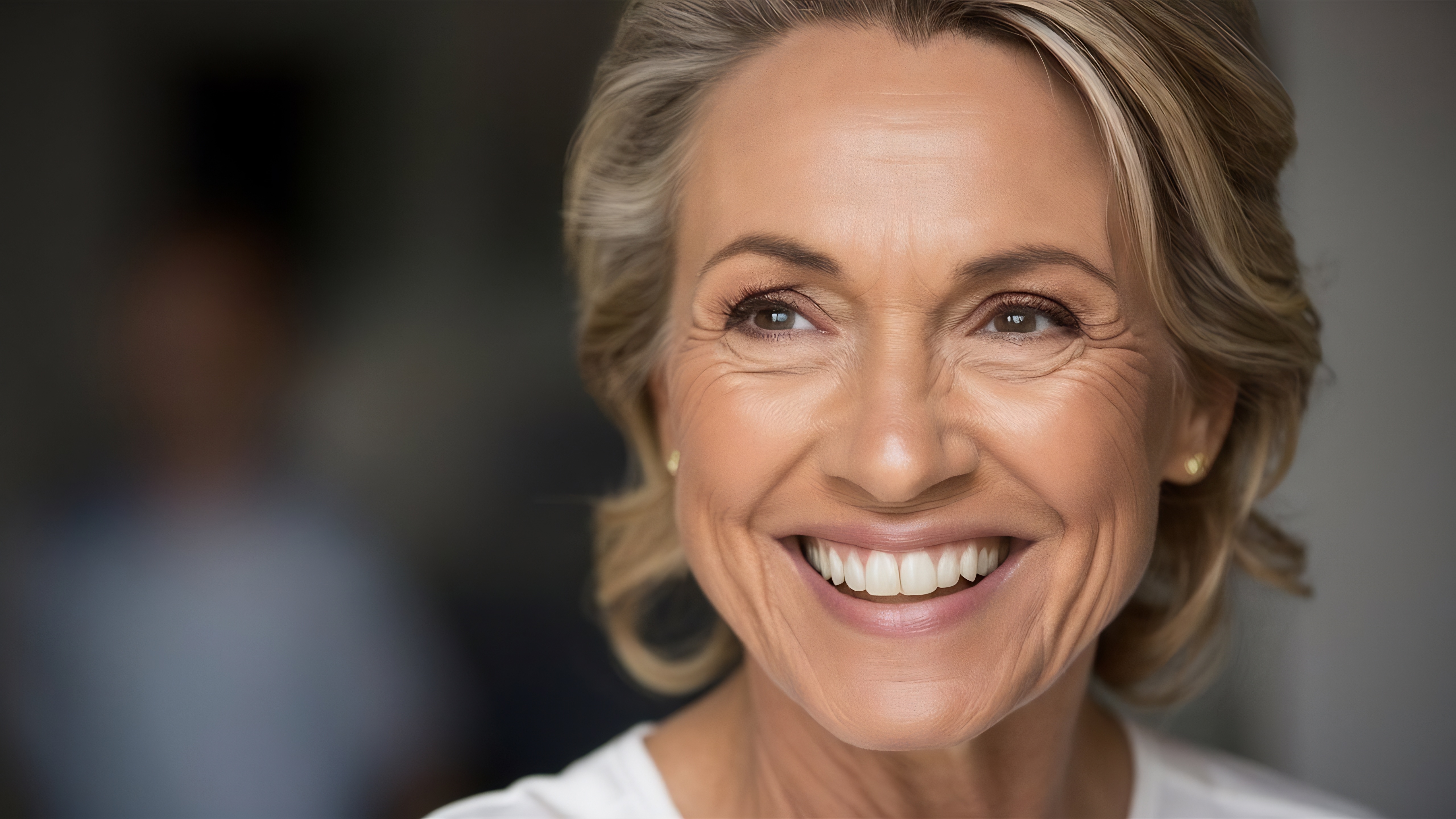 Confident patient evaluating dental options